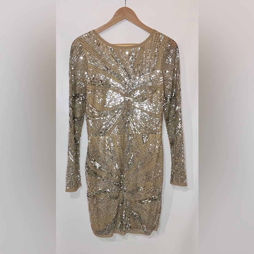 Beyoncé Venus Couture sequin bodycon mini dress US 6